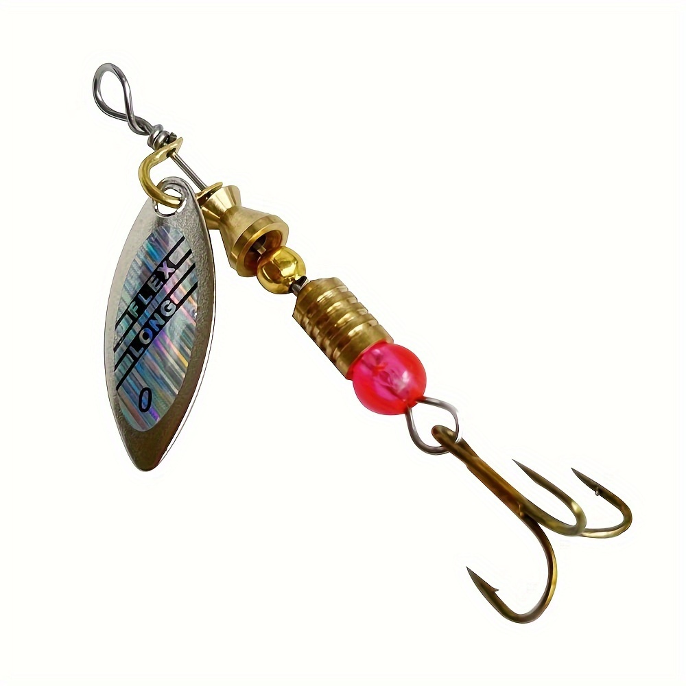 Fishing Lure Kit Metal Spoon Spinner Wobbler Crankbait Pike - Temu Canada