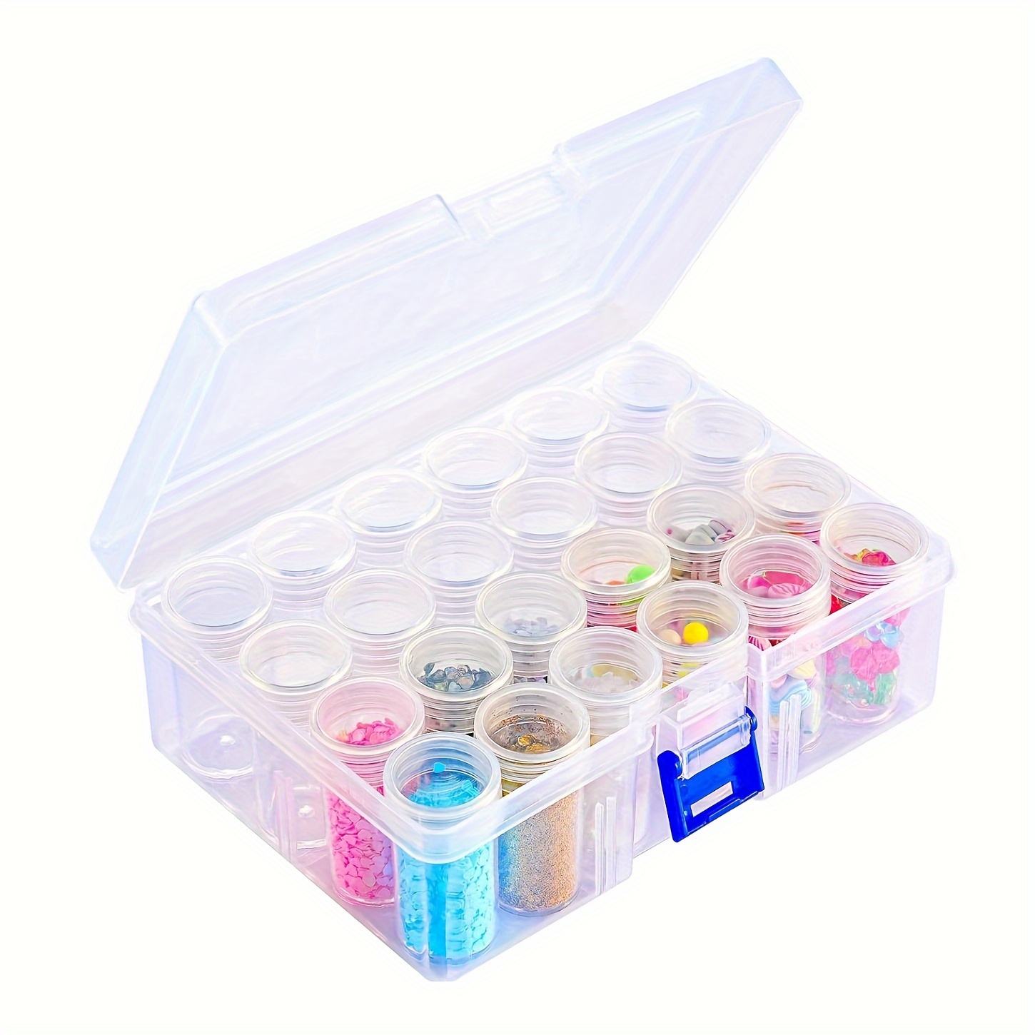 2/3pcs Diamond Painting Beads Storage Containers, Plastic Beads Storage  Organizer Boxes, Diamond Painting Accessories Storage Case With Label  Stickers