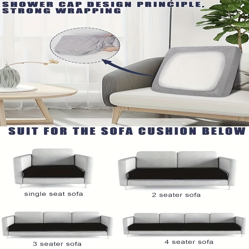 Fundas de sofá, funda elástica para sofá de 1, 2, 3, 4 asientos, funda  elástica para sofá de asiento, sillón, sillón, sillón, sillón, 4 asientos