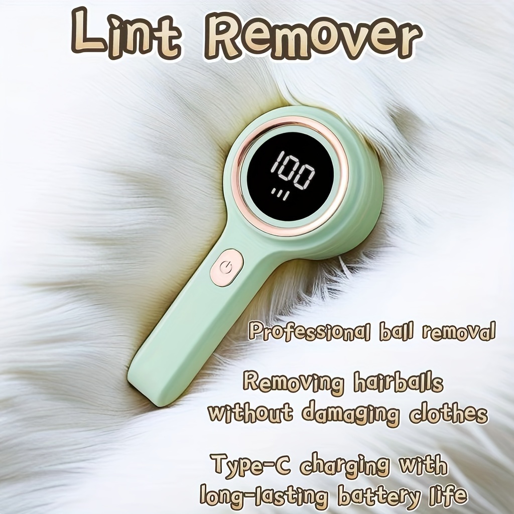 Portable Lint Remover: Quickly Easily Remove Fluff Lint Hair - Temu