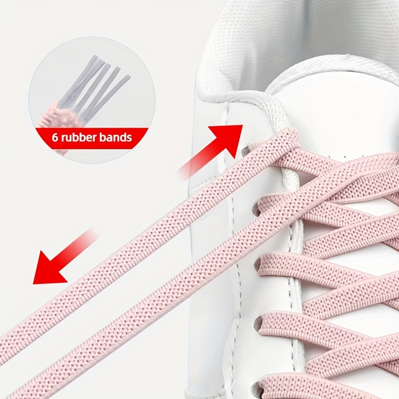 Elastic Semicircle No Tie Shoelaces Round Shoe Laces - Temu