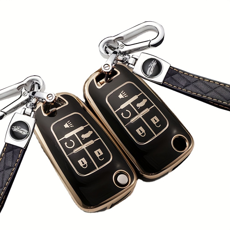 For Key Fob Cover With Keychain Car Key Case Shell Protector For 2019-2022  Chevy Silverado Sierra 1500 2500hd 3500hd - Temu Australia