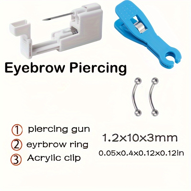 Professional Piercing Tool Kit: Navel Tongue Eyebrow Lip - Temu