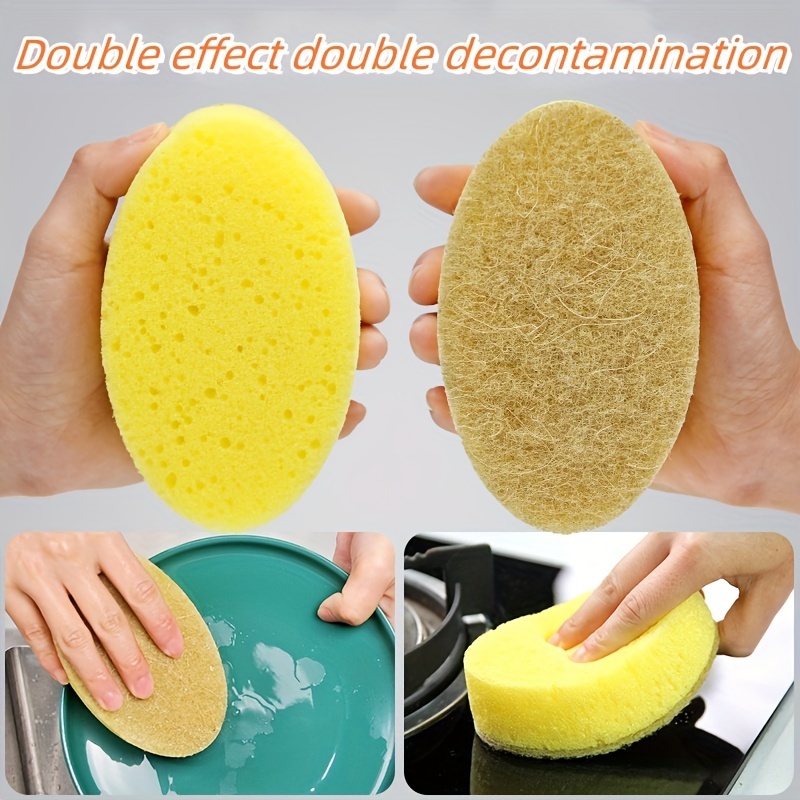 5pcs Magic Scrub Sponge Cleaning Supplies Kitchen Supplies Cute