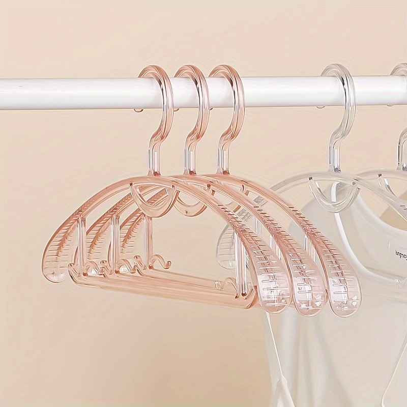 Abdo mattschwarzer Kunststoff-Kombi-Kleiderbügel mit verstellbaren Clips  und Kerben (Schachtel mit 50 Stück), Kleiderbügel für Kleidung, Kleiderbügel  - AliExpress
