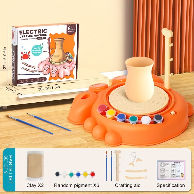 Soft Clay DIY Ceramic Machine For Making Ceramic Carving Cups And Vases,  With Creative Handicraft Tools To Enhance Creativity And Hands-on Skills,  Mea