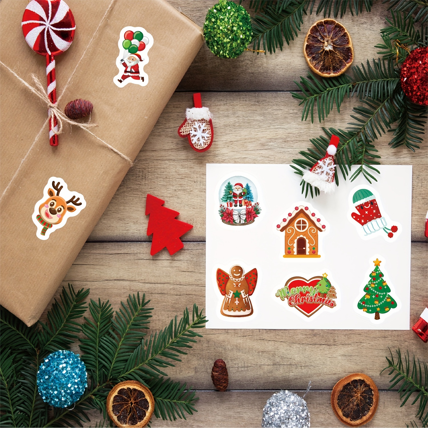 Christmas Stickers For Scrapbooking - Temu