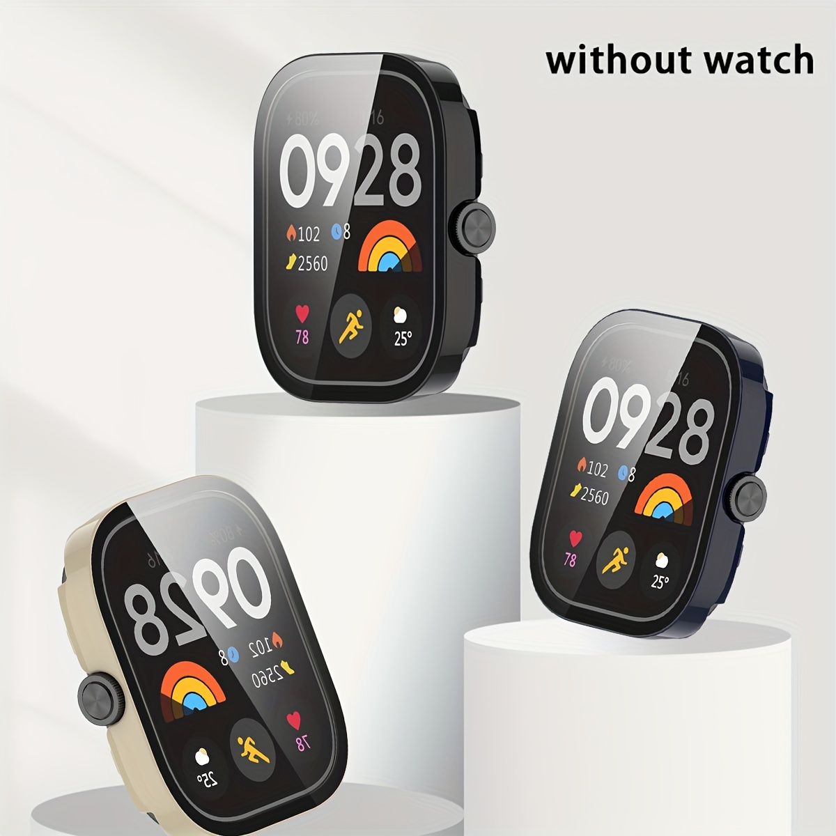 Für Xiaomi Redmi Watch 3 TPU Cover Screen Protector Schutzüberzug