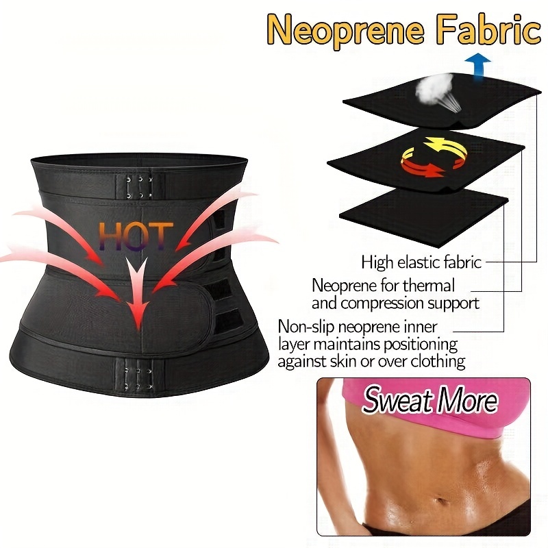 New Hot Men Women Neoprene Sauna Sweat Shaper Waist Trainer Slimming Fat  Burner Belt