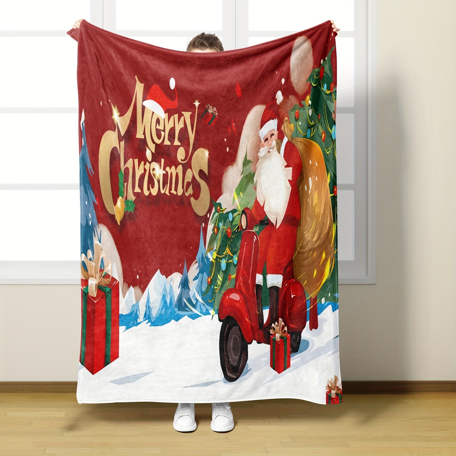 Christmas Baby Blanket for Air Conditioning Use