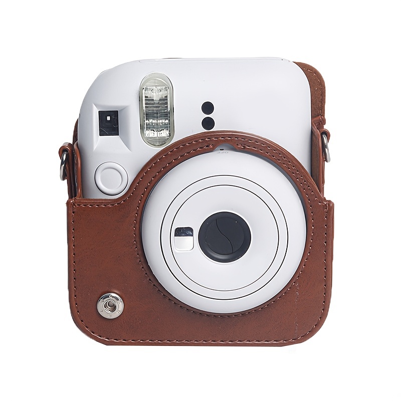 Funda De Cuero PU Para Polaroid Fujifilm Instax Mini 12 Bolsa De
