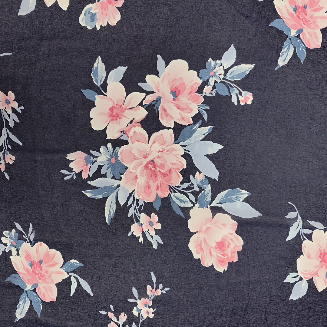 Chiffon Fabric Precut Fabric For Diy Summer Clothing - Temu