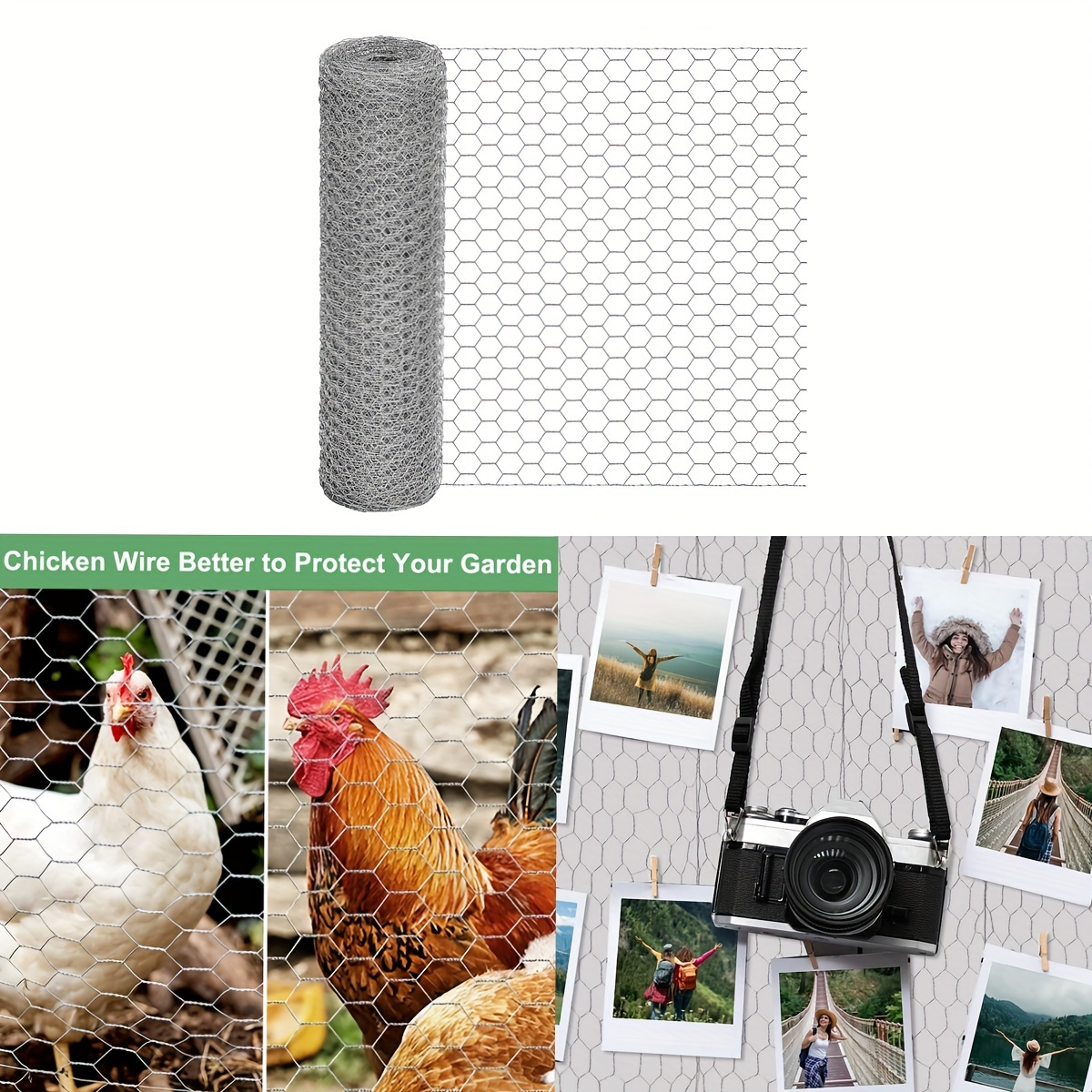 Plastic Fencing Poultry Breeding Netting Chicken Net Garden - Temu