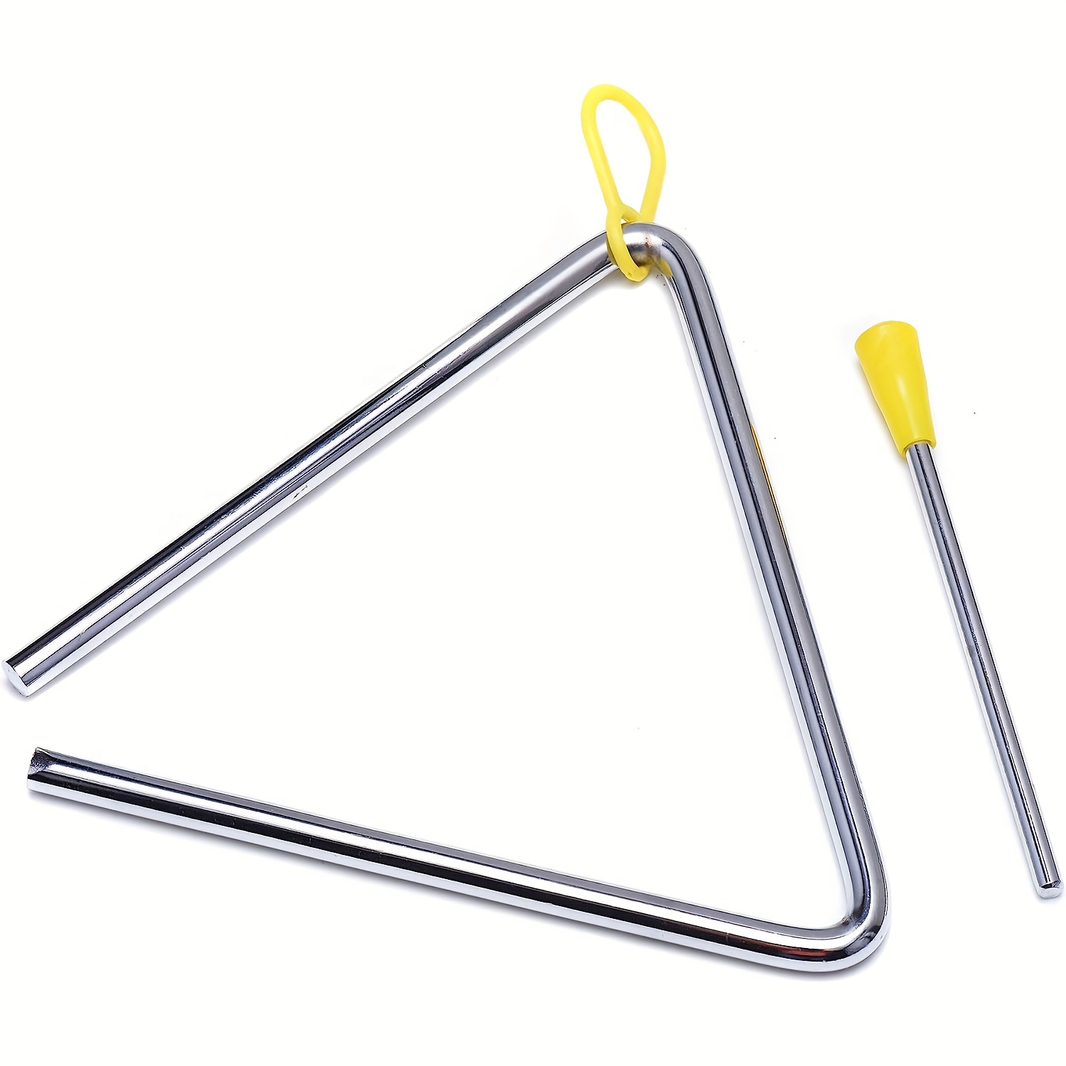 Music Triangle Instrument Set with Striker (4 inch- Pack of 2