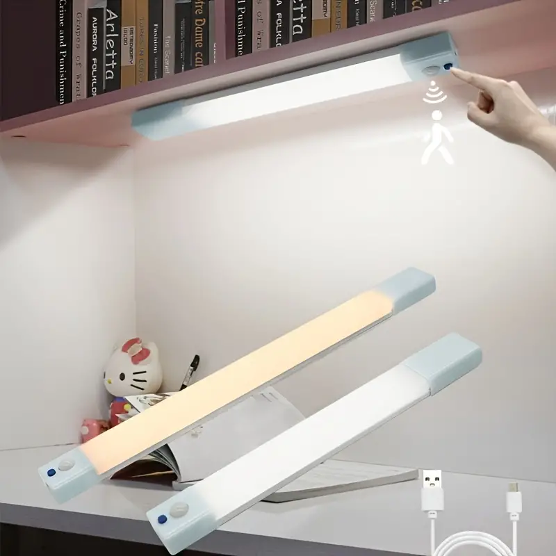 1pc LED Multi Function Ultra Thin Motion Sensor Night Light Bedroom Wardrobe Under Cabinet Lighting Wireless Closet Night Lamp