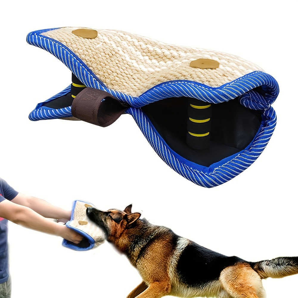 Dog Tug Toy Dog Tough Jute Bite Pillow Durable Training - Temu
