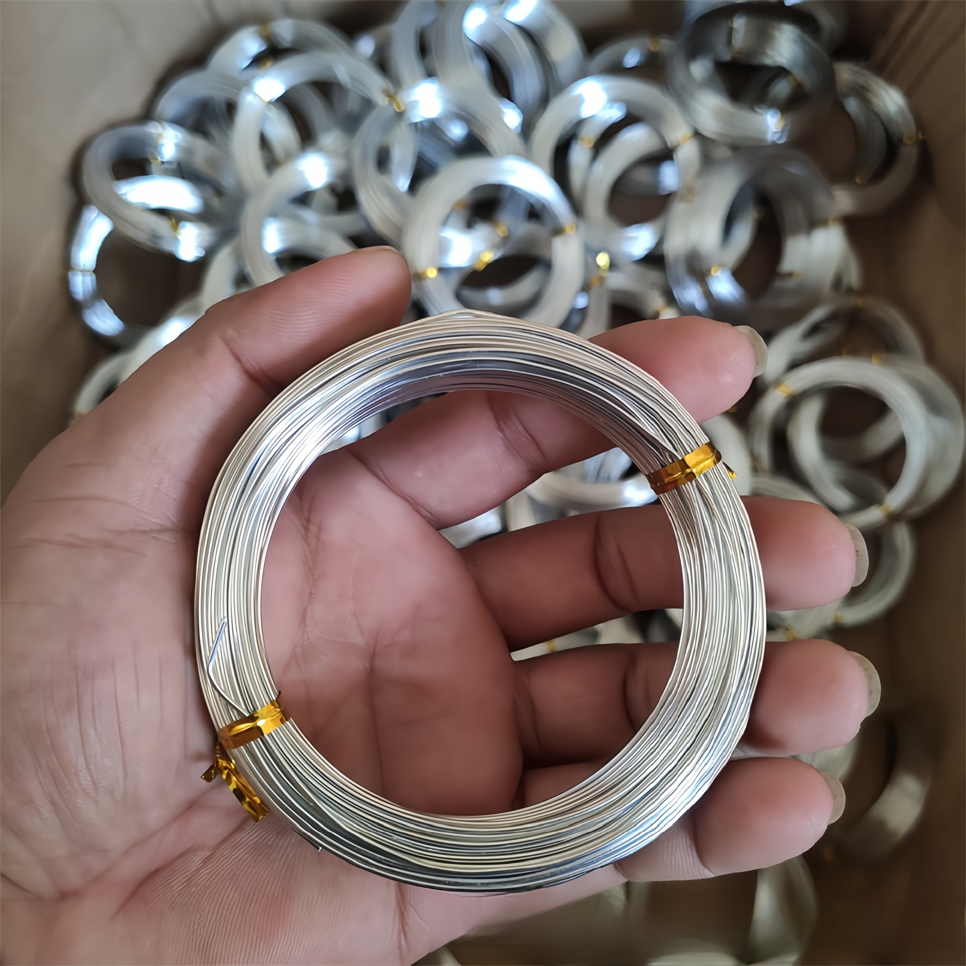 3.0mm (9 Gauge) Aluminum Wire 10 Yds/Roll - Silver