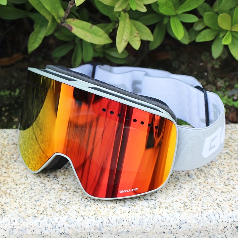 Gafas de esquí profesionales Lente de hombre Uv400 Adulto Antiniebla Gafas  de esquí snowboard Gafas de esquí de mujer Gafas de nieve de invierno  ultraligeras