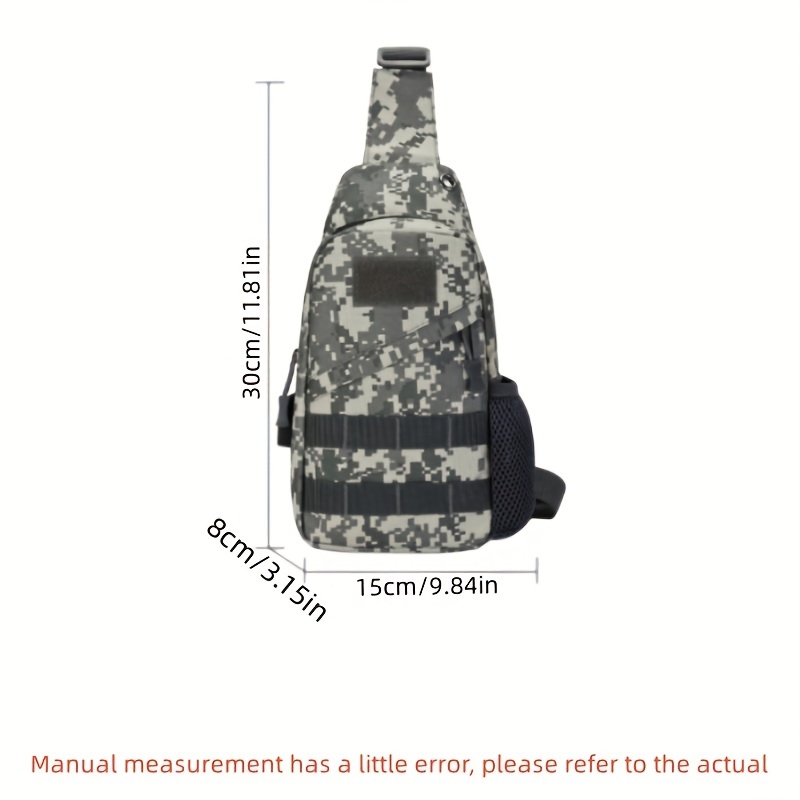 1pc Bolsa De Bandolera Táctica De Camuflaje, Bolsa De Ciclismo De Gran  Capacidad Al Aire Libre, Versátil Bolsa De Mensajero Para El Trabajo, Bolsa  De Deportes Al Aire Libre - Temu Mexico