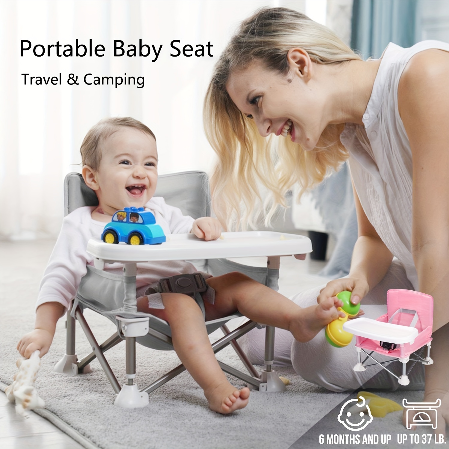 Comprar Asiento portátil multifuncional para bebé, silla de