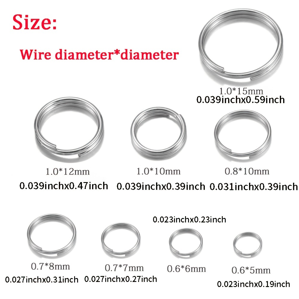 15mm Stainless Steel Open Jump Rings - 30 Pack – Easy Crafts
