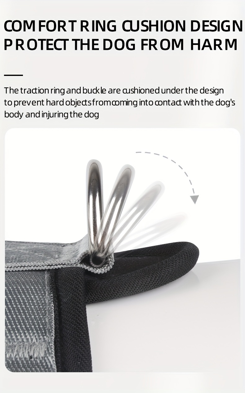 pet towing rope anti breakaway dog chest strap dog harness suitable for large and medium dogs adjustable outdoor walking explosion proof dog vest rope details 13