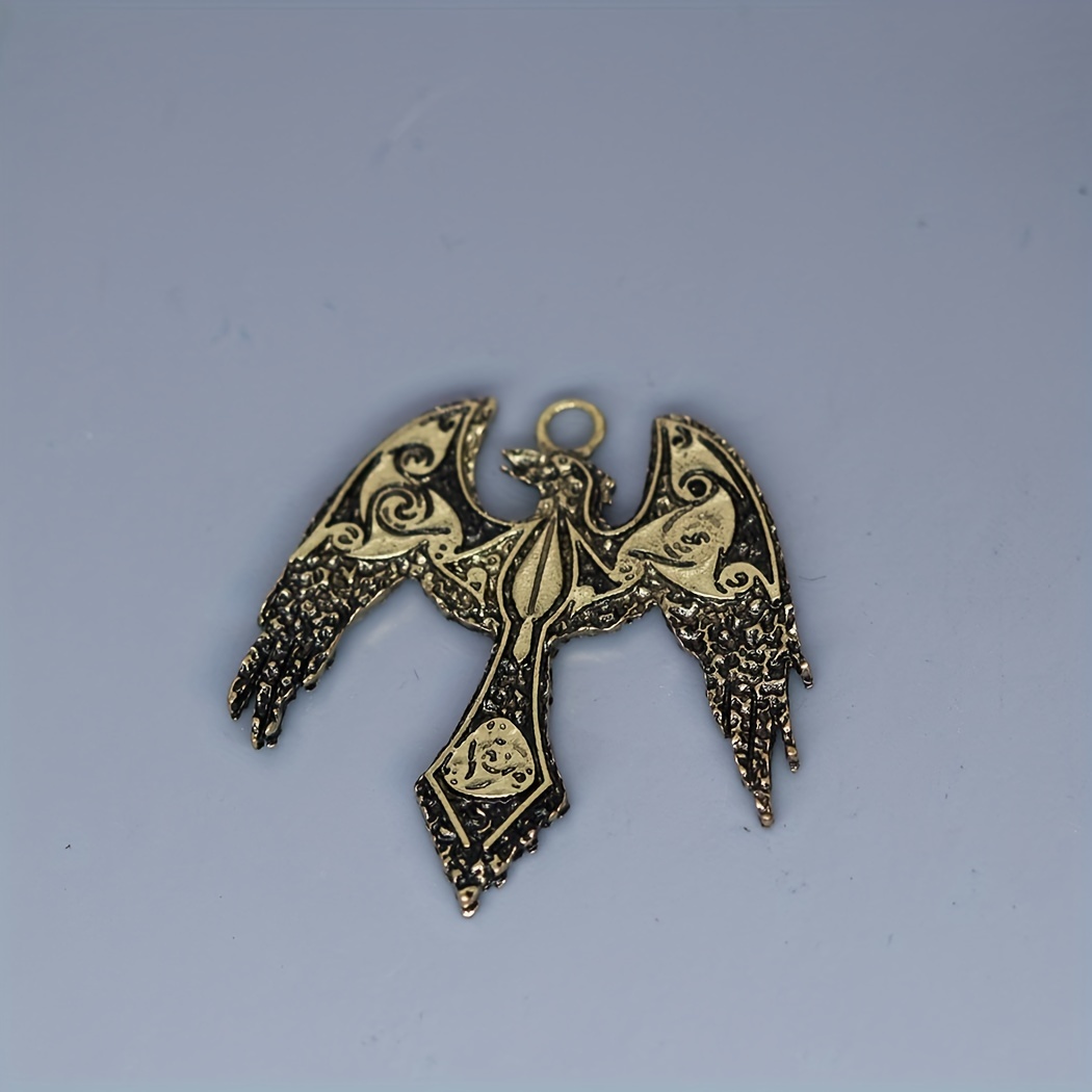 Nordic Eagle Charm Pendant for DIY Jewelry Making