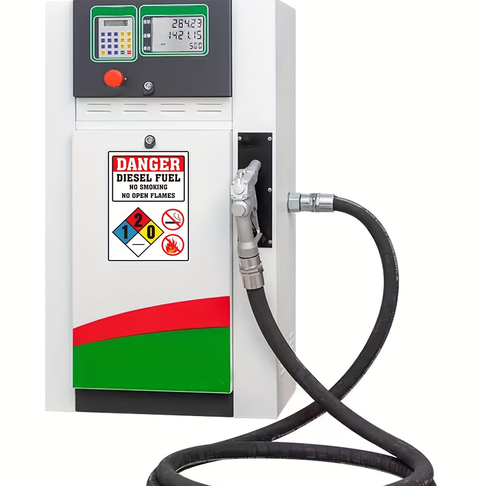 Sticker 10cm Sticker Diesel Sulphur-Free din En 590 Gas Pump Tank