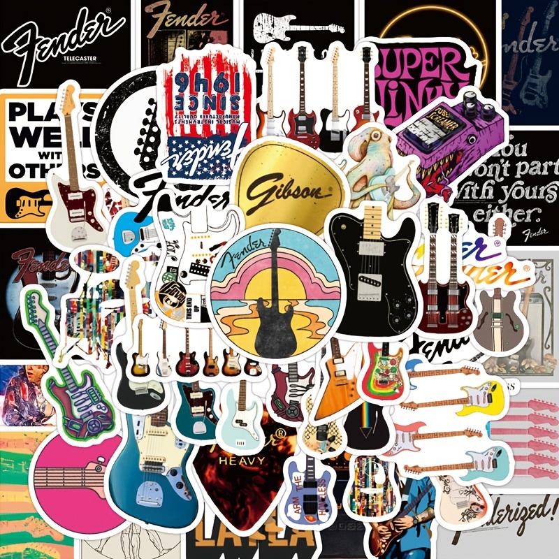 FeiraDeVaidade Kpop Stickers Photo Stickers For Laptop Guitar