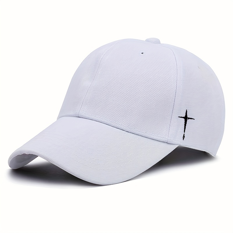 Cross Print Baseball Cap Unisex Casual Sun Hat Lightweight Dad Hat