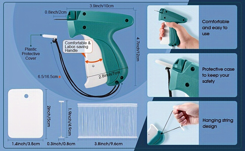 Price Tag Attach Gun Kit Including Tagging Gun For Clothing - Temu Austria