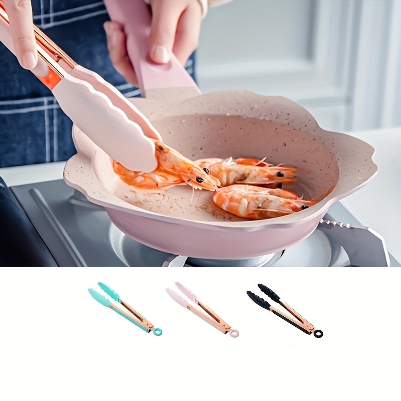 2pcs Kitchen Premium Silicone Food Clips Set 9-Inch 12-Inch BBQ Cooking  Tongs