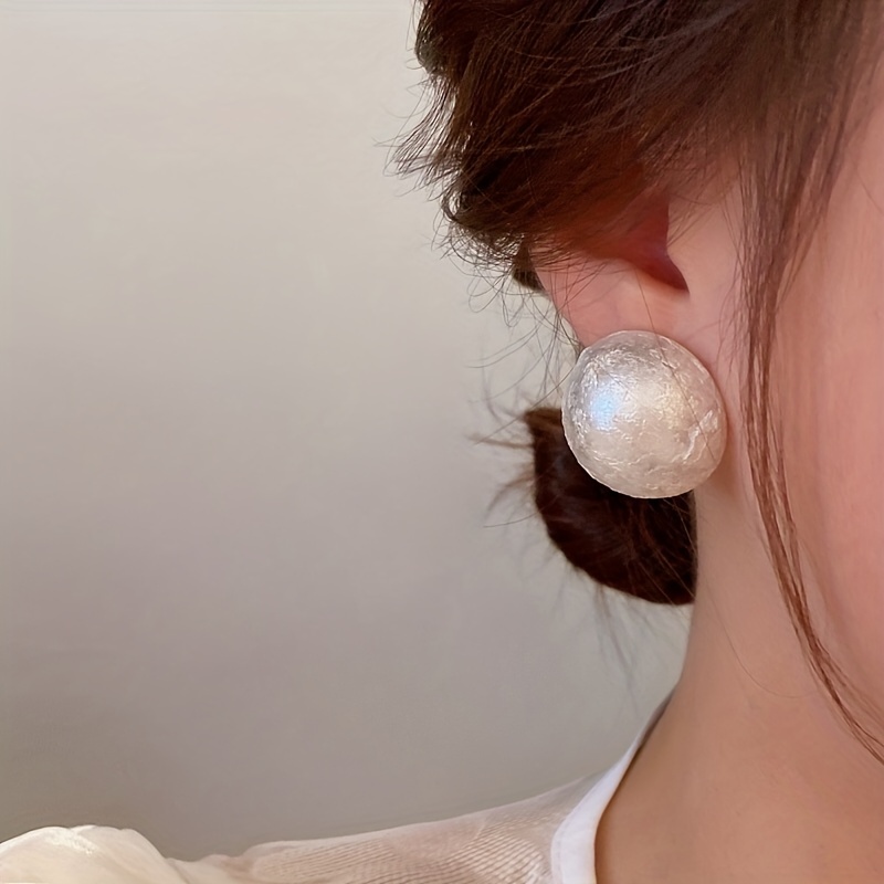 Fake on sale pearl earrings