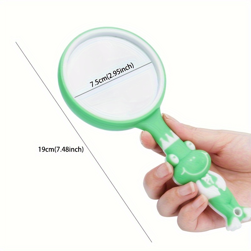 10X Magnifying Glass For Kids Seniors Handheld Reading Magnifier