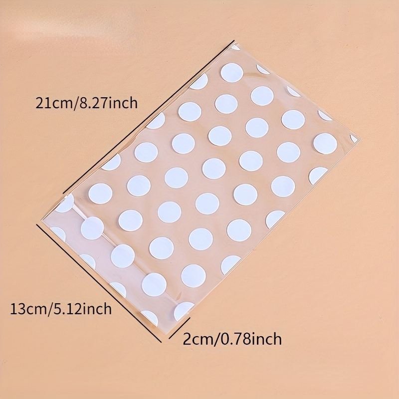 100pcs Polka Dot Pattern Candy Packaging Bag