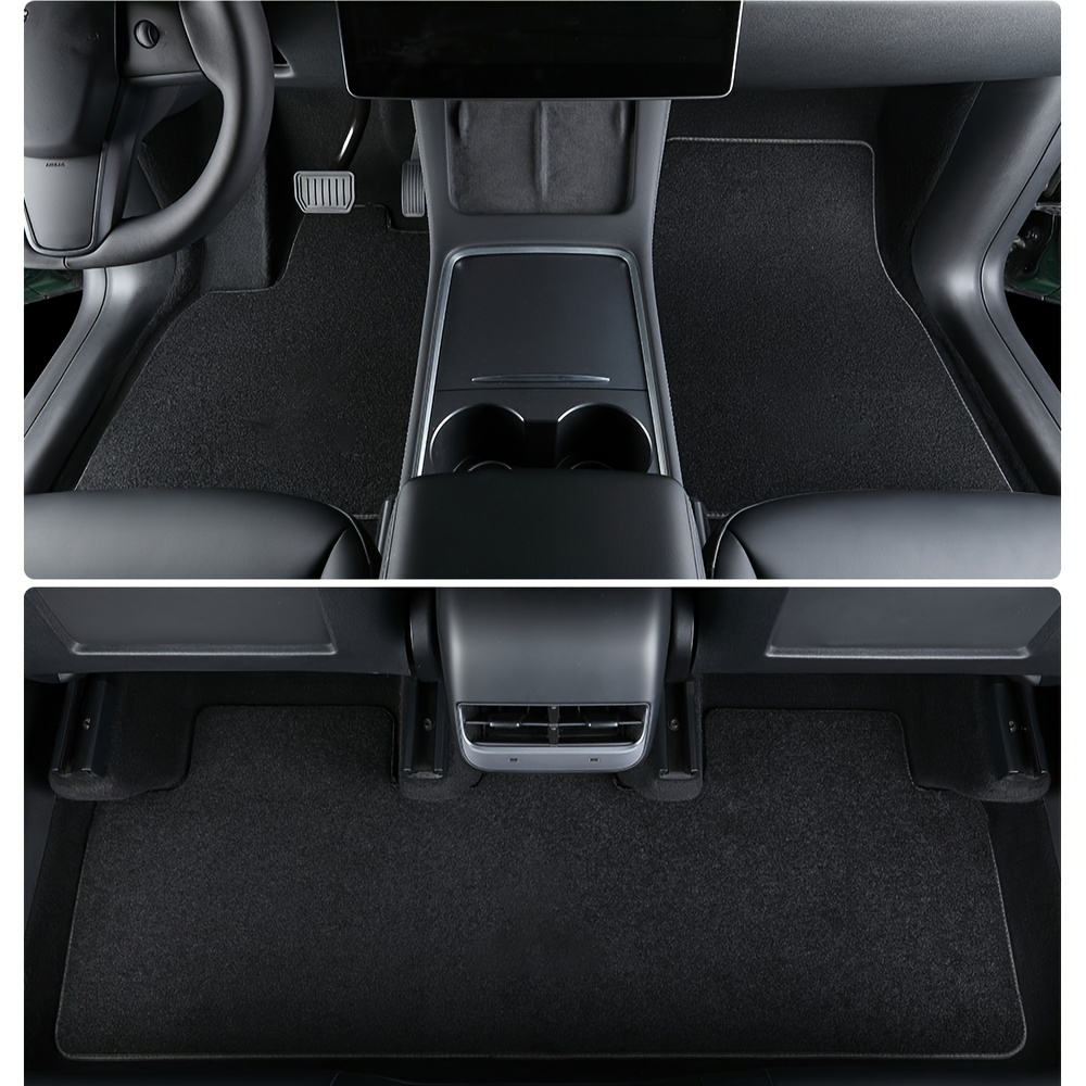Passgenaue Fußmatten und Einlagen, 3D-Laminierung, Zuschnitt, Allwetter für  Tesla Model Y (2020–2023).