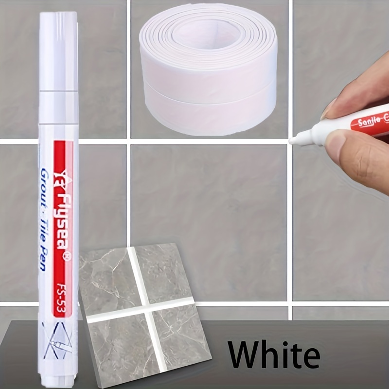 Grout Pen Tile Paint Marker Grout Paint Tile Grout Colorant Temu