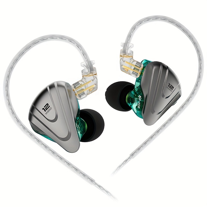 Kz Zsx 1dd+5ba Hybrid Drivers Hifi Bass Earbuds In ear - Temu