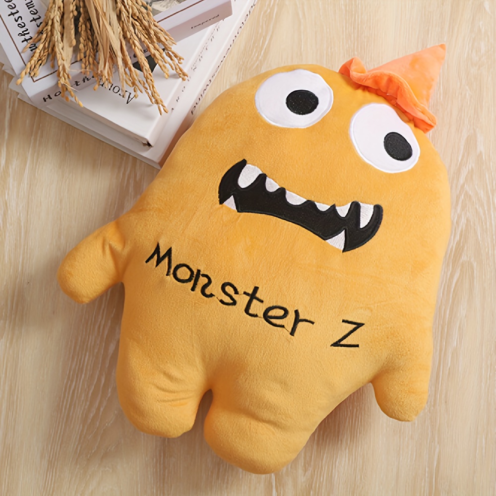 1pc Mint Green Monster Plush Toy, Cute Home Decor Gift