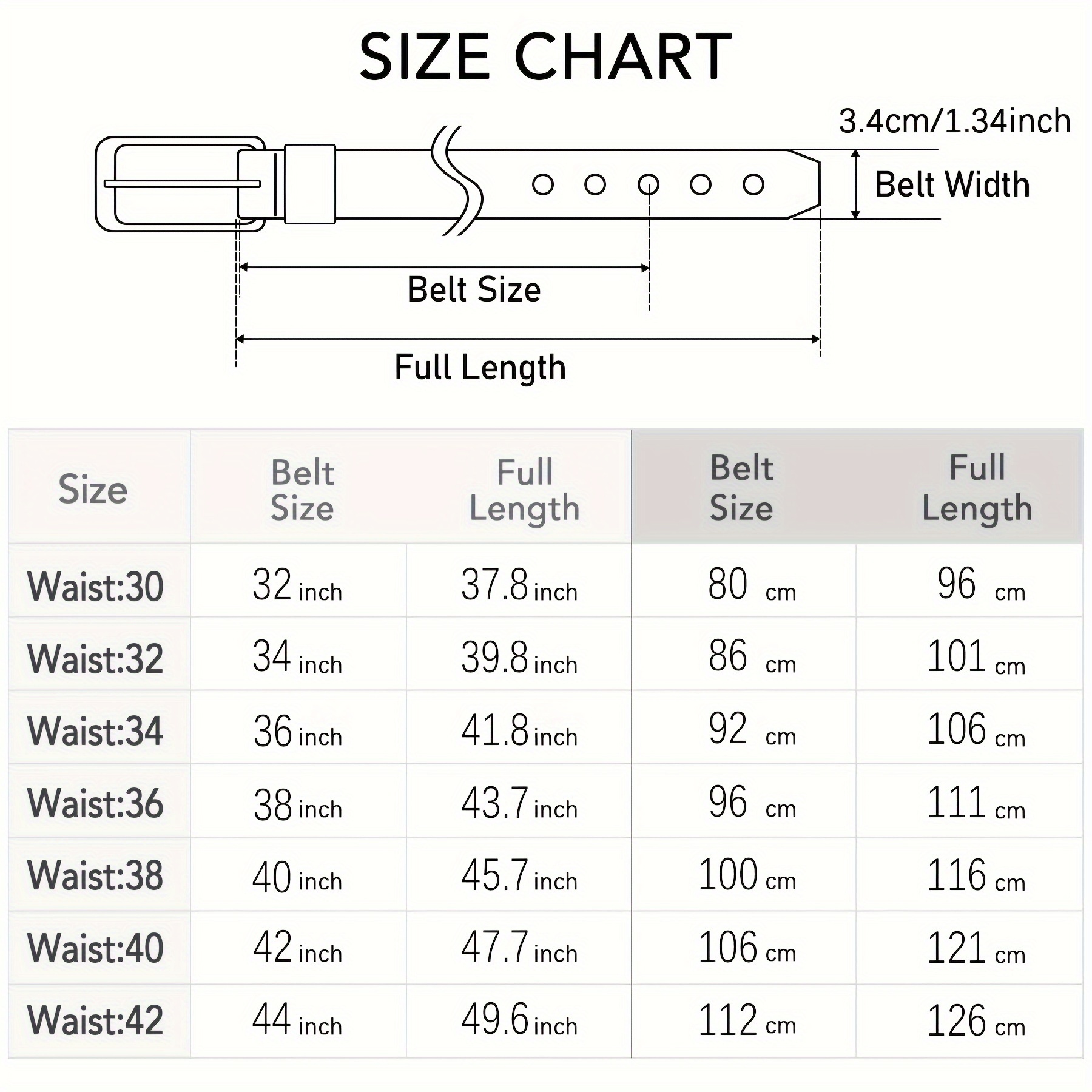 Mens Belt Genuine Leather Belt Pin Buckles Adjustable Dress Belt Business  Jeans Classic Casual Belt for Men Black : : Clothing, Shoes &  Accessories