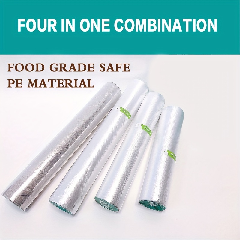 1 Roll Kitchen Clear PE Foil Cling Film Food Storage Plastic Wrap