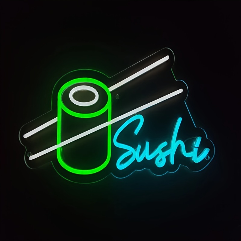 Sushi neon sign sushi roll set neon lights japanese -  Portugal