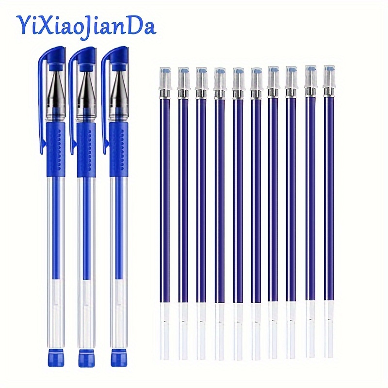 Bag Gel Pen Refill Office Signature Rods Red Blue Black Ink - Temu