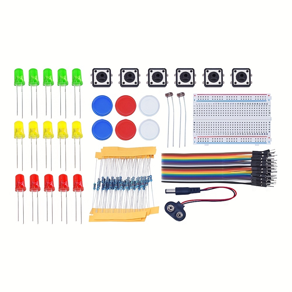 Starter Kit For Uno R3 Mini Breadboard Led Jumper Wire Button For