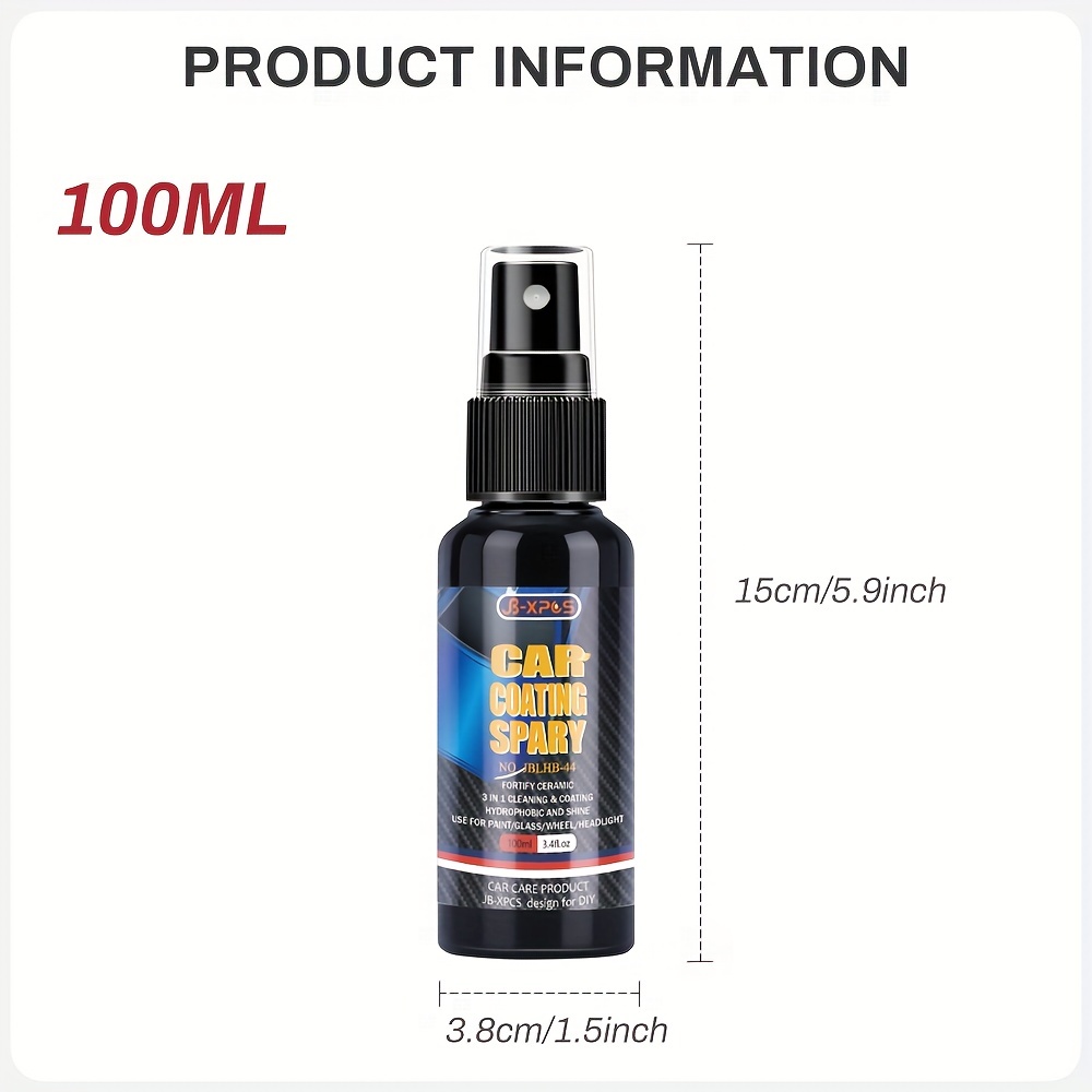 Car Nano Ceramic Coating Spray Paint Care Super Hydrophobic - Temu