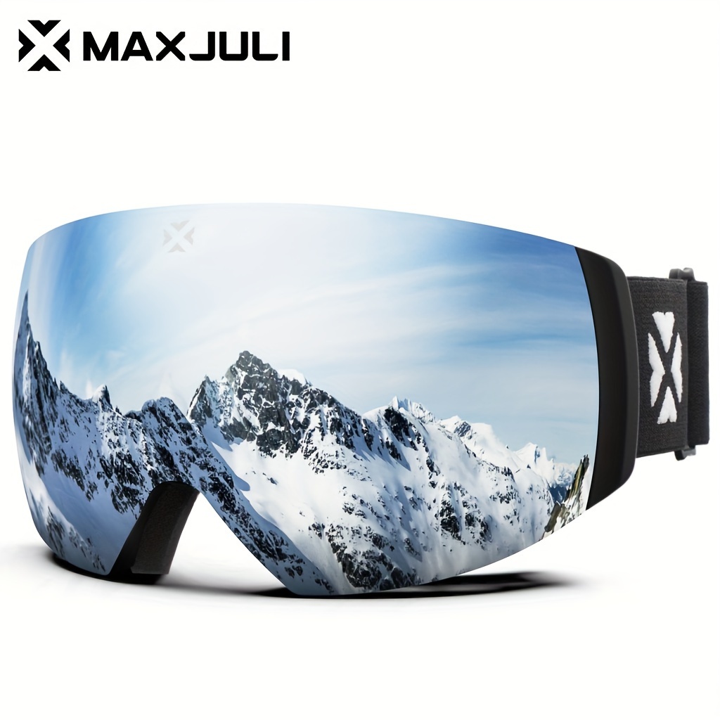 1pc Gafas De Esquí Polarizadas De Gran Marco Para Hombres Y - Temu Mexico