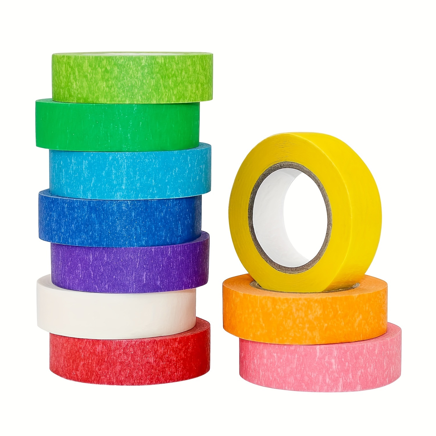Colorful Masking Tape 16 Yards Each Rainbow Colored Painting
