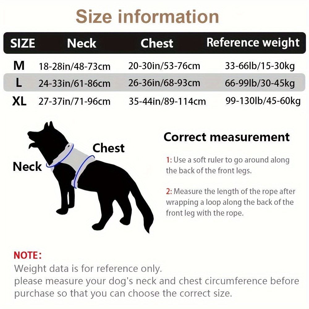 Dog Harness Large Dog Tactical Training Vest Equipment Dog - Temu