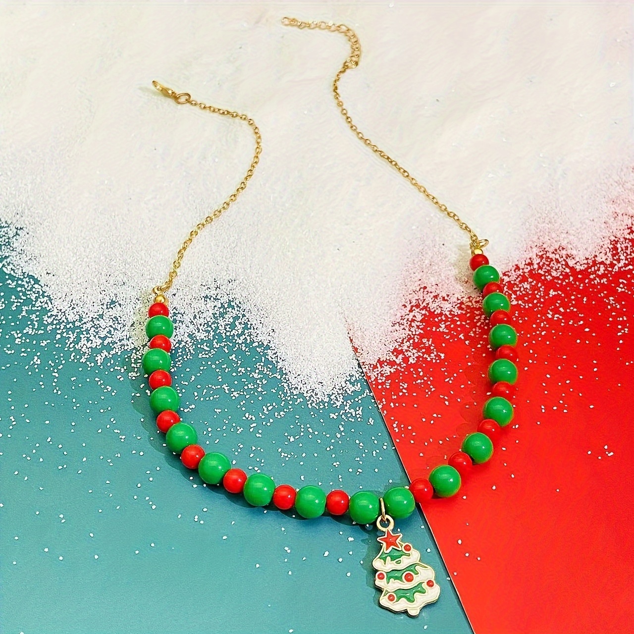 Christmas deals necklace beads