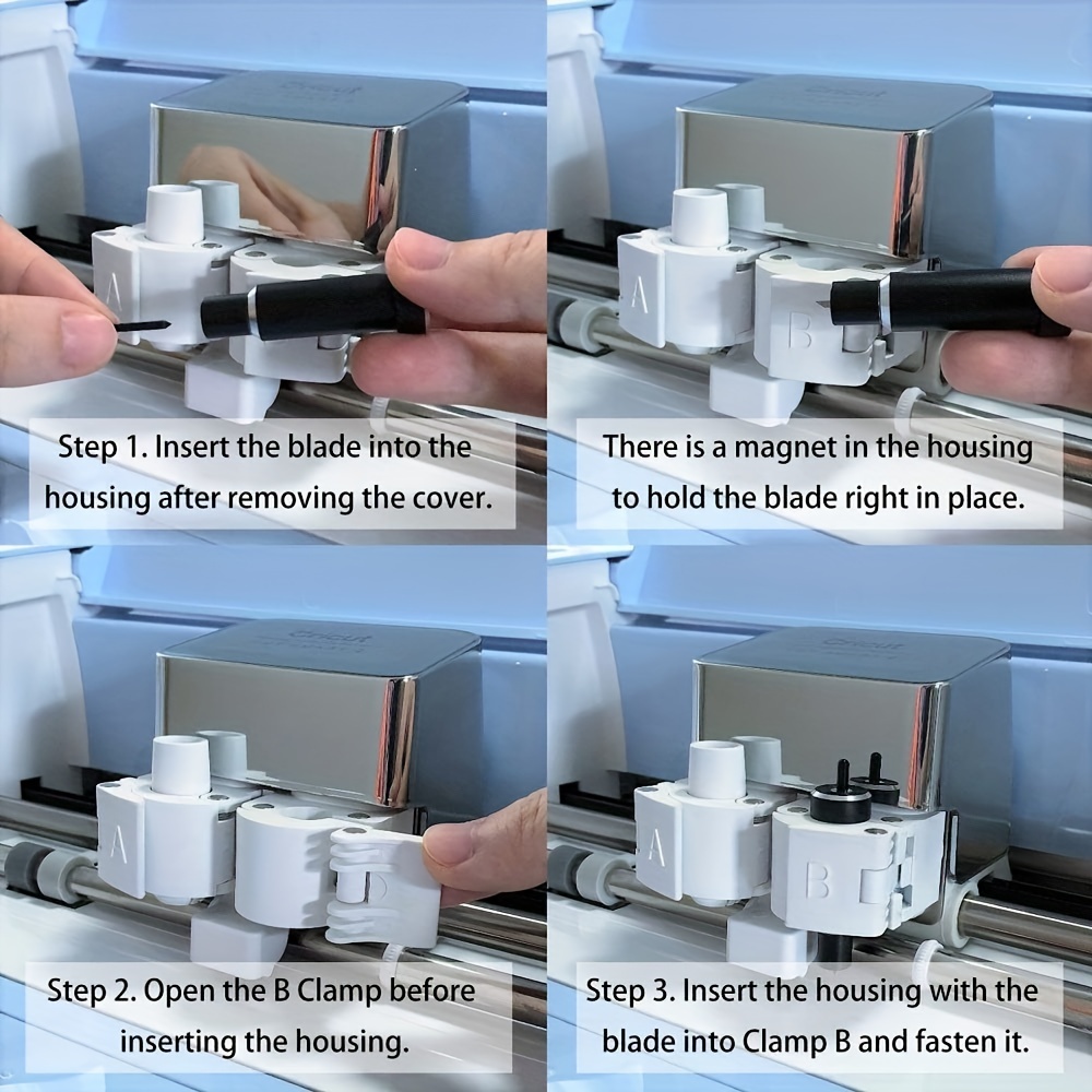  Deep Point Blade and Housing for Maker 3/Maker/Explore 3/Air  2/Air/One/Venture, Deep Cut Blade Cuts Thick Materials-Magnet,  Chipboard/Thick Cardstock/Stiffened Felt/Foam/Cardboard : Tools & Home  Improvement